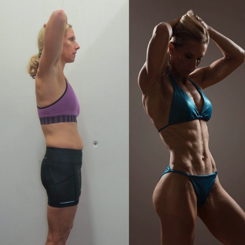 Woman Abdominal Workout Transformation