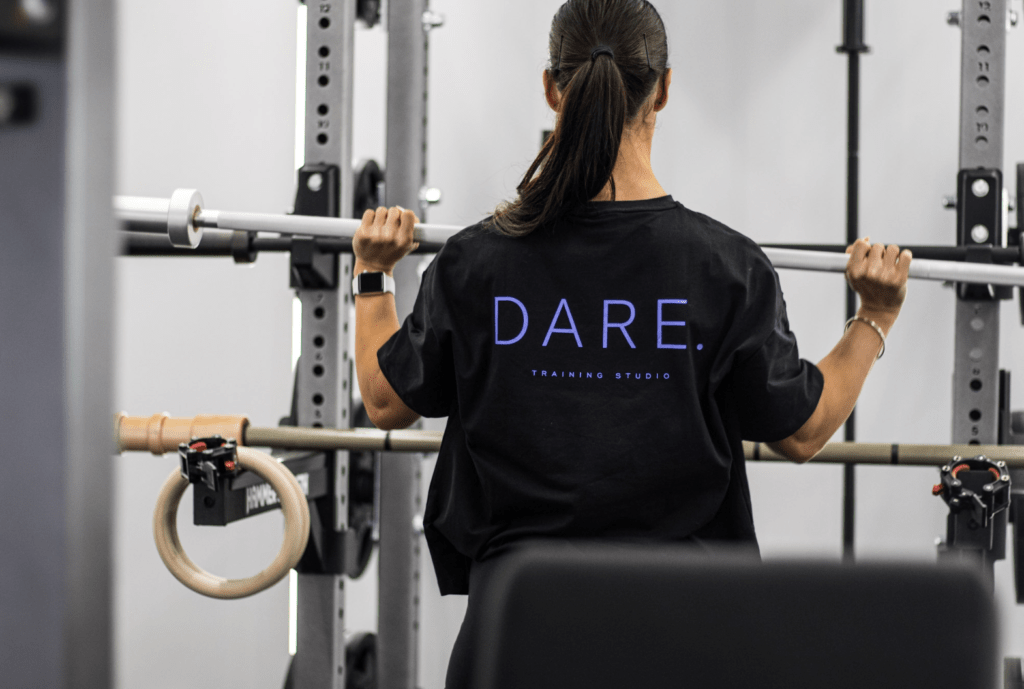 Girl training at Dare gym Bentleigh